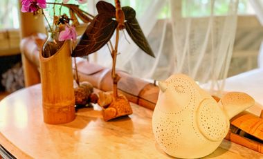 Private 800 sqm Bamboo Villa with River Views in Central Ubud for Sale Leasehold