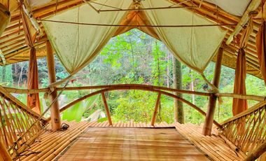 Private 800 sqm Bamboo Villa with River Views in Central Ubud for Sale Leasehold