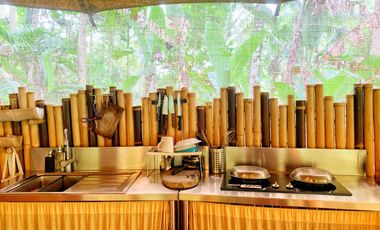 Private 800 sqm Bamboo Villa with River Views in Central Ubud for Sale Leasehold