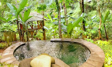 Private 800 sqm Bamboo Villa with River Views in Central Ubud for Sale Leasehold