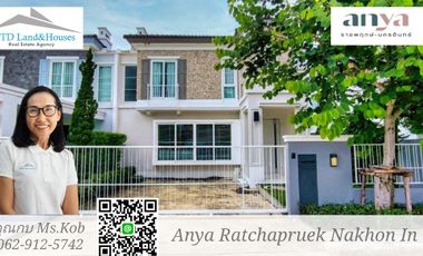 2-story townhouse for sale in Anya Ratchapruek Nakhon In project. French Country Style design house from Land and House, with furniture, price 7.5 mil