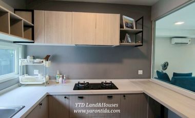 2-story townhouse for sale in Anya Ratchapruek Nakhon In project. French Country Style design house from Land and House, with furniture, price 7.5 mil