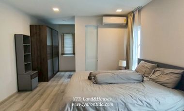 2-story townhouse for sale in Anya Ratchapruek Nakhon In project. French Country Style design house from Land and House, with furniture, price 7.5 mil