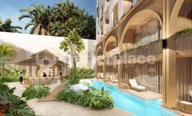 Breathtaking Pool or Garden Views and Modern Living: Elegant Leasehold 1-Bedroom Apartment Near Dreamland Beach