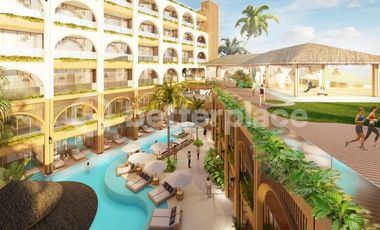 Breathtaking Pool or Garden Views and Modern Living: Elegant Leasehold 1-Bedroom Apartment Near Dreamland Beach