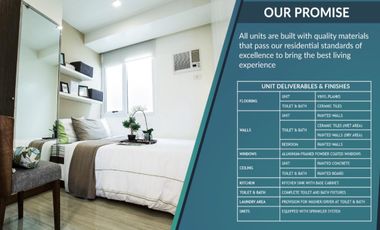 Studio Unit in Cubao Rent To Own starting at Php7,128 monthly near MRT Gateway and STI