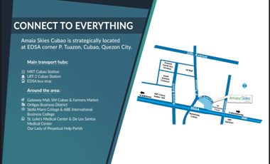 Studio Unit in Cubao Rent To Own starting at Php7,128 monthly near MRT Gateway and STI