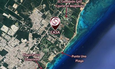 Casa con alberca privada en venta, Selvamar, Playa del Carmen