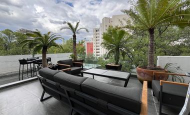 Espectacular PH único con terrazas y espacios abiertos en Polanco