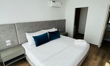 Venta de departamento amoblado de 3 habitaciones en urbanización Porto Manta.