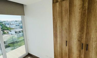 Venta de departamento amoblado de 3 habitaciones en urbanización Porto Manta.