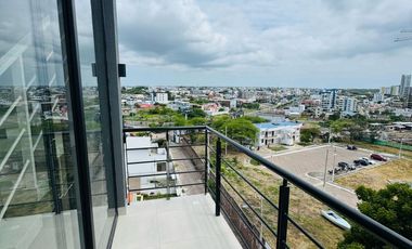 En Venta Departamento Loft con vista al mar y a la ciudad, en Barbasquillo.