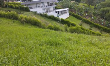 VENTA DE LOTE CAMPESTRE ALCALA