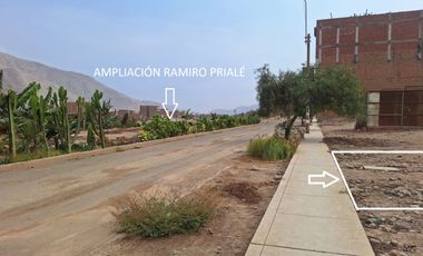 ¡Venta Terreno en Huampaní Chosica!