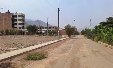 ¡Venta Terreno en Huampaní Chosica!