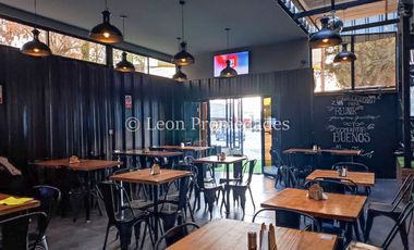 Leon Propiedades vende llaves de excelente y prestigioso restobar en Avenida principal y comercial de la comuna¡¡