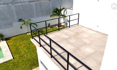 CASA NUEVA EN VENTA OAXTEPEC CENTRO, CON ALBERCA, JACUZZI, JARDÍN Y TERRAZA PRIVADA