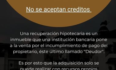 RECU. HIPOTECARIA - CASA EN VTA. ARBOLEDAS, TULA DE ALLENDE PACHUCA HIADALGO