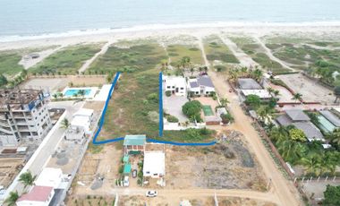 VILLAMIL PLAYAS VENDO 1462 MTS2 DE TERRENO FRENTE AL MAR