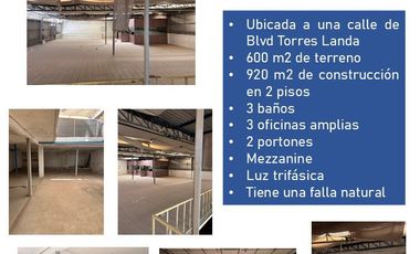 Nave Industrial en Venta / Renta A unos metros de Blvd Torres Landa León, Gto