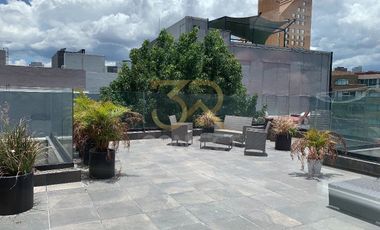 Departamento PH en Renta en Polanco 3R/3.5B/2E - Amueblado - 3 terrazas - 500m2