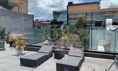 Departamento PH en Renta en Polanco 3R/3.5B/2E - Amueblado - 3 terrazas - 500m2