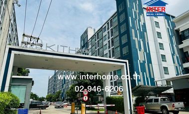 Condominium 28.01 sq.m. The Kit Plus Phahon Yothin - Khu Khot Phase 2 Building D near BTS Khu Khot, Soi Lam Luk Ka 11 near Lam Luk Ka main road, Phaho