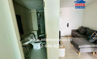 Condominium 28.01 sq.m. The Kit Plus Phahon Yothin - Khu Khot Phase 2 Building D near BTS Khu Khot, Soi Lam Luk Ka 11 near Lam Luk Ka main road, Phaho