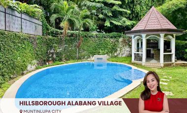 Hillsborough Alabang Village Mediterranean 5BR House with Big Backyard for Sale in Muntinlupa City Near Alabang Hills
