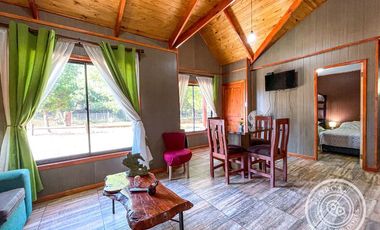 En venta parcela con 2 cabañas Quillón