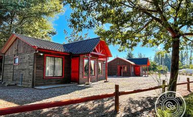 En venta parcela con 2 cabañas Quillón