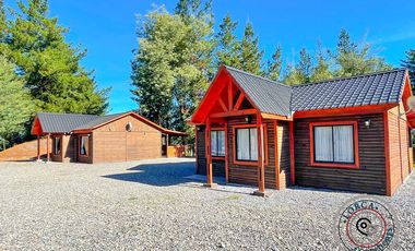 En venta parcela con 2 cabañas Quillón