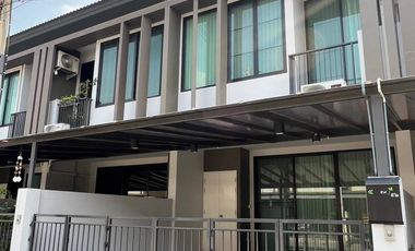 2-story townhome for sale, Time Home Romyen project, 3 bedrooms, 2 bathrooms, size 22 sqw., usable area 135 sq m., Chaloem Phrakiat Rama 9 Road, Soi 3