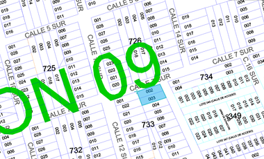 30 metros de frente sobre Calle 7, La Veleta – Increíble terreno con construcción