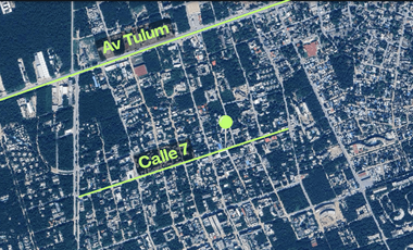 30 metros de frente sobre Calle 7, La Veleta – Increíble terreno con construcción