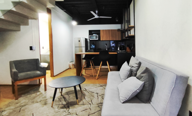 Departamento tipo loft en renta amueblado y equipado en la colonia Arcos Vallarta, Guadalajara, cerca de Centro Magno y Glorieta Minerva