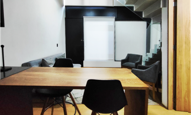 Departamento tipo loft en renta amueblado y equipado en la colonia Arcos Vallarta, Guadalajara, cerca de Centro Magno y Glorieta Minerva
