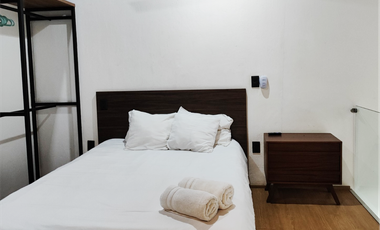 Departamento tipo loft en renta amueblado y equipado en la colonia Arcos Vallarta, Guadalajara, cerca de Centro Magno y Glorieta Minerva