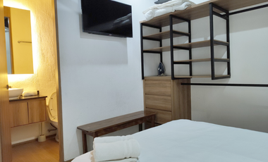Departamento tipo loft en renta amueblado y equipado en la colonia Arcos Vallarta, Guadalajara, cerca de Centro Magno y Glorieta Minerva