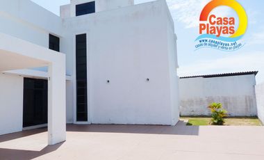 Casa Moderna de Venta en Playas, Vía Ocean Club, Shangrilá, Cdla. Cerrada Neem