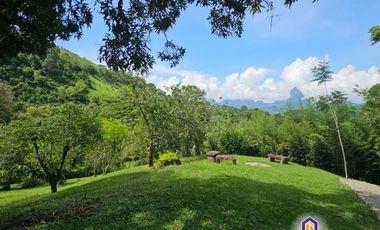 Finca en la parcealción La Siria con piscina en venta. Amagá - Antioquia