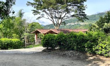 Finca en la parcealción La Siria con piscina en venta. Amagá - Antioquia