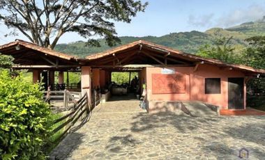 Finca en la parcealción La Siria con piscina en venta. Amagá - Antioquia