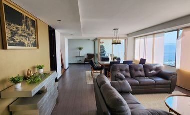 RENTO DEPARTAMENTO AMUEBLADO TORRE REMBRANT GRAN JARDIN PISO 12 HERMOSA VISTA