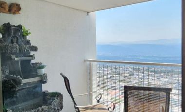 RENTO DEPARTAMENTO AMUEBLADO TORRE REMBRANT GRAN JARDIN PISO 12 HERMOSA VISTA