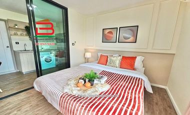 ขาย/เช่า ห้องชุดคอนโด โครงการ ทรอปิคาน่า เนื้อที่ 35.52 ตรม. ใกล้ BTS ช้างเอราวัณ ถนนสุขุมวิท ตำบลบางด้วน อำเภอเมือง จังหวัดสมุทรปราการ