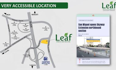 Condo in Muntinlupa Leaf Residences