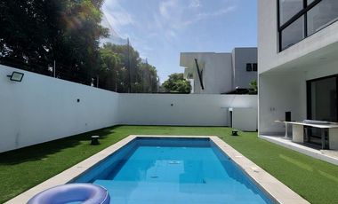 En alquiler lujosa y moderna casa semiamoblada en Isla Mocoli, Samborondon