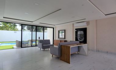 En alquiler lujosa y moderna casa semiamoblada en Isla Mocoli, Samborondon