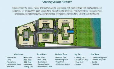 24.6 sqm Condominium  with Balcony for Sale in Futura Shores Dumaguete City